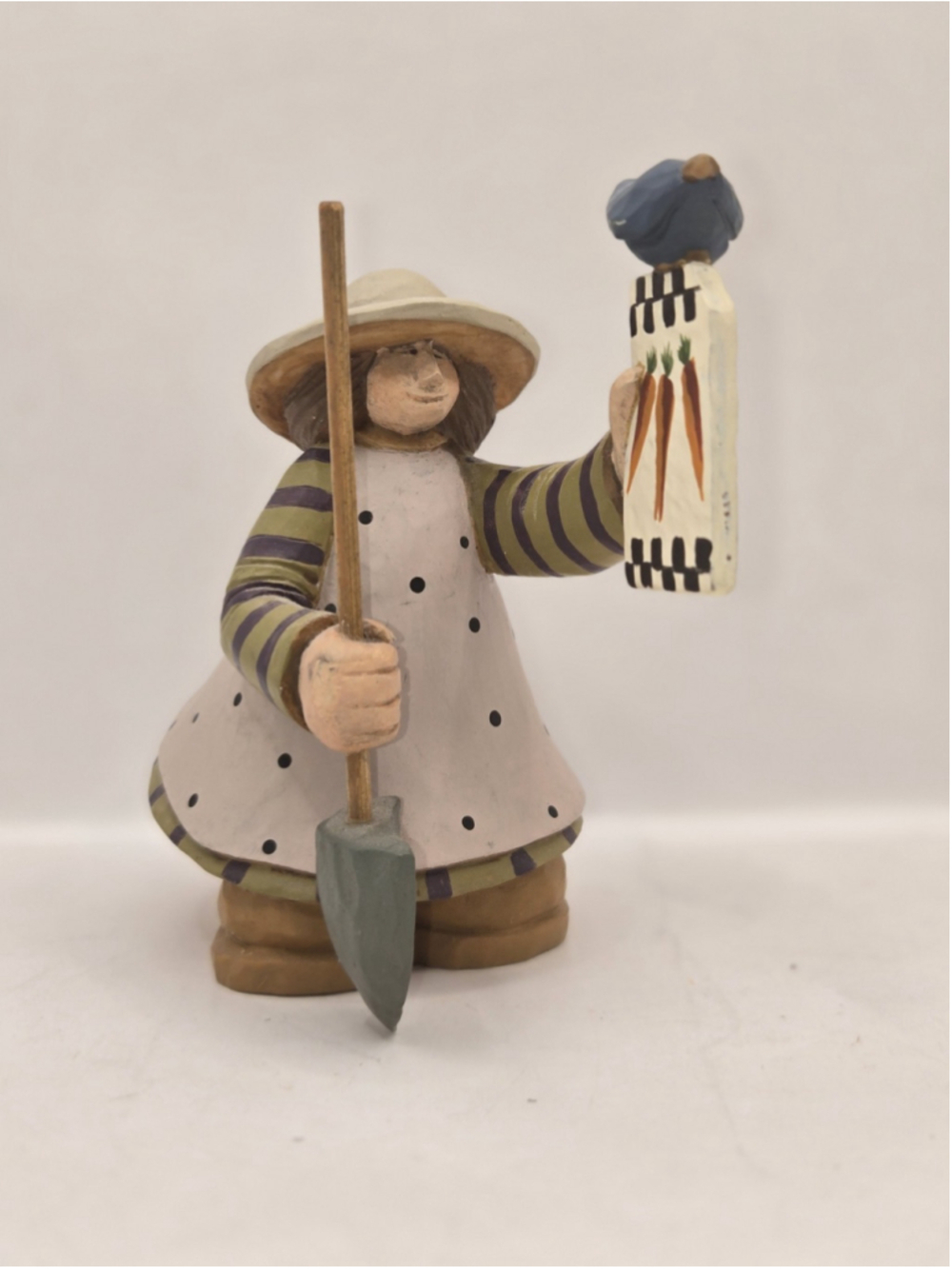 Farmers Market First Time Gardener Farm Girl Crow 2003 Williraye Studio 4”